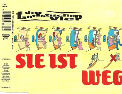 DIE FANTASTISCHEN VIER - SIE IST WEG - MCD 1995 - TOP 10 HIT GERMANY