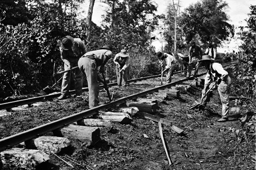 New 5x7 Civil War Photo: Repairing Tracks after the Battle of Stone's River