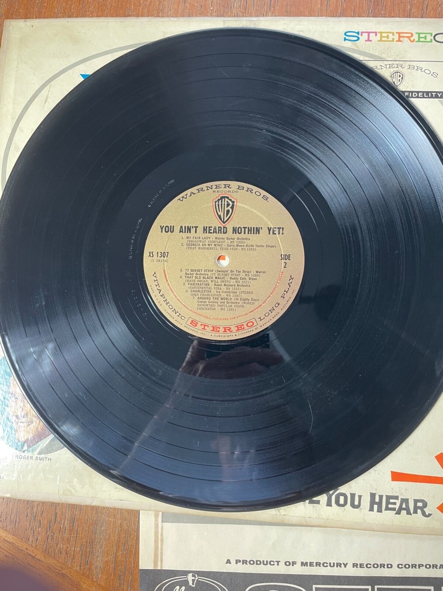 You Ain't Heard Nothin Yet LP Various Artists 1959 Warner You Ain't Heard Nothin Yet LP Various Artists 1959 Warner