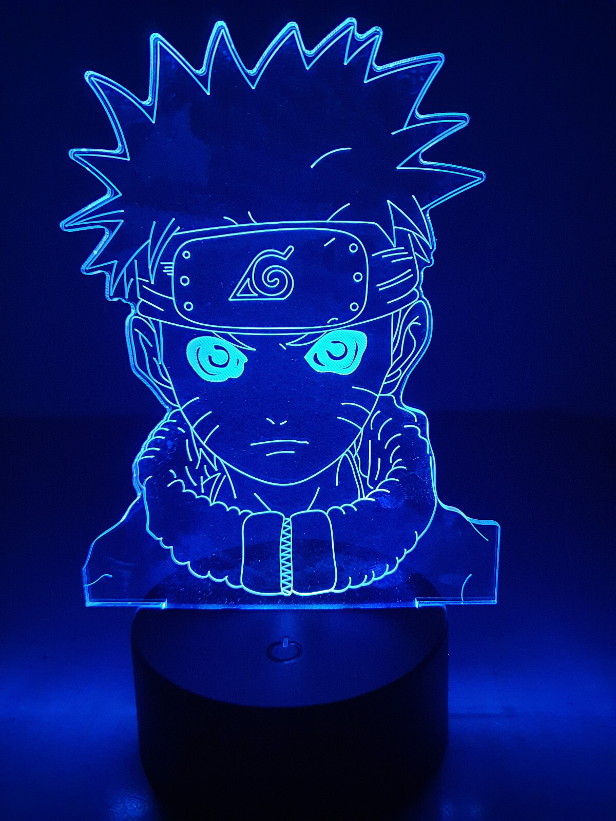 Veilleuse LED Naruto 16 couleurs pour chambre enfant avec télécommande
