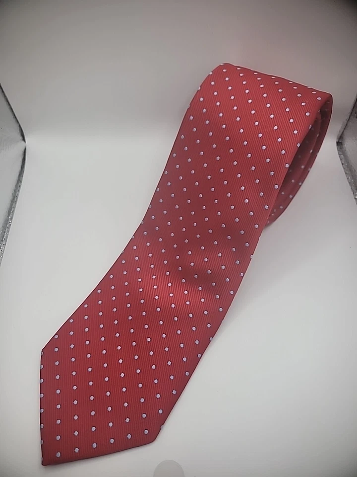 Traje Camisa Guardián de Lunares Rojo Azul Cuello Corbata Cuello Montura Para Hombres Foto 2 de 4