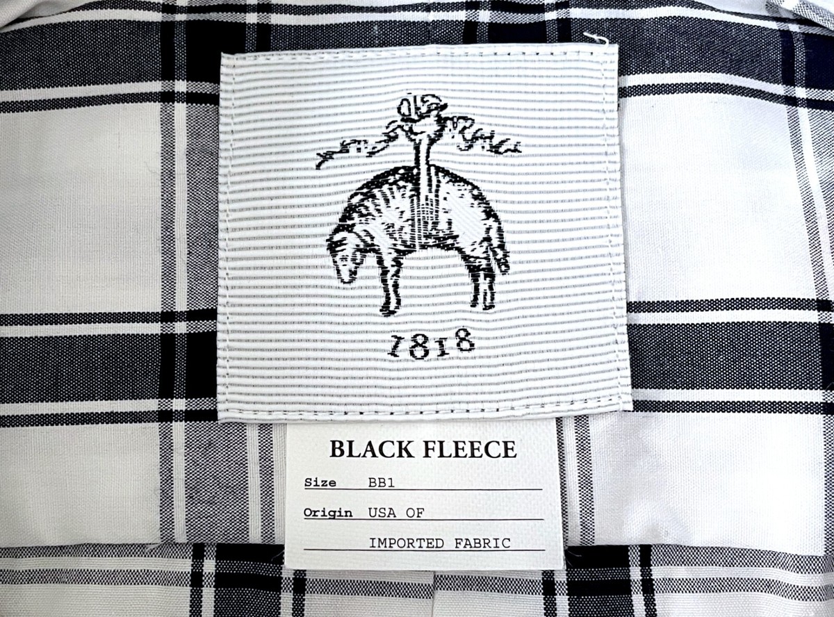 ✨超希少・販売終了品✨BLACK FLEECE by Thom Browne BNWT Brooks Brothers Black Fleece by Thom Browne Check Shirt