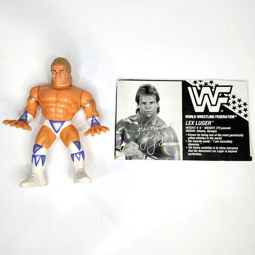 Vintage 1993 WWF 4.5 Series 8 Lex Luger Action Fig...