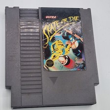 Skate or Die Video Game Cartridge NES Nintendo Entertainment System Works