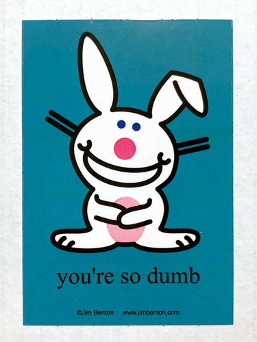 You Pick! HAPPY BUNNY Sticker / Decal, vending machine type NEW Series 1 & 4 - Picture 3 of 19
