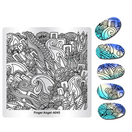 Stamping Nail Art Plate Custom New Fashion Design Template Finger Angel - Picture 31 of 31