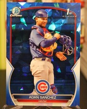 Adan Sanchez 2023 Bowman Chrome Sapphire Edition 1st Prospect Chicago Cubs