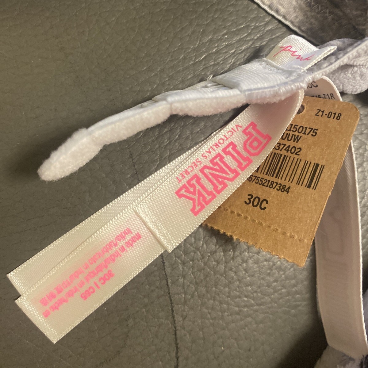 PINK Victoria's Secret Gray 30C Wear Everywhere Bra VS | eBay