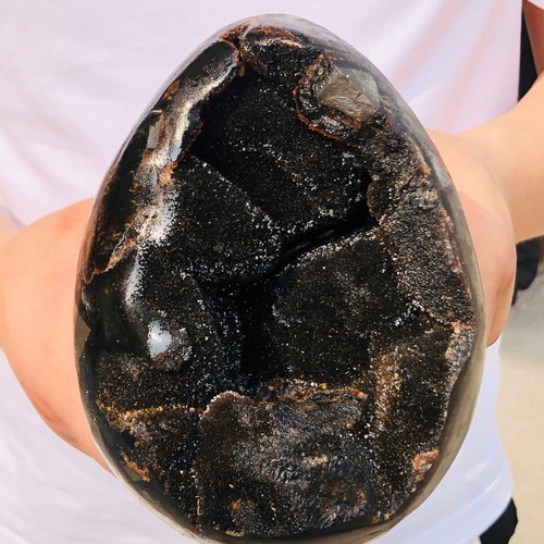 5.63LB Natural Turtle Back Stone Dragon Crystal Cave Crack Gem Healing ZM3220 - Picture 2 of 14