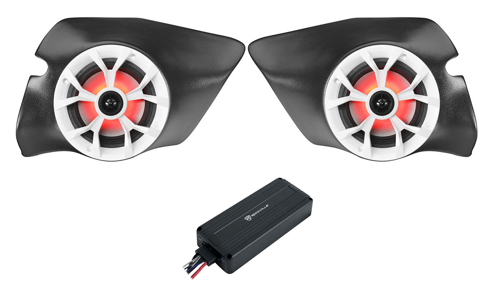 Светодиодные колонки RockvilleУсилитель Bluetooth для Polaris RZR 1000900 STurbo 2014-2017 4699000₽