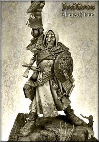 Enigma Miniatures - Jesilious, llama del dolor Figura Fantasía 30mm EN0002 - Imagen 2 de 5