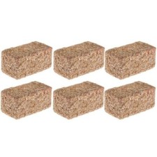 Faux Mini Rectangular Hay Bales 6 count, BUY 1 OR 2 SAVE