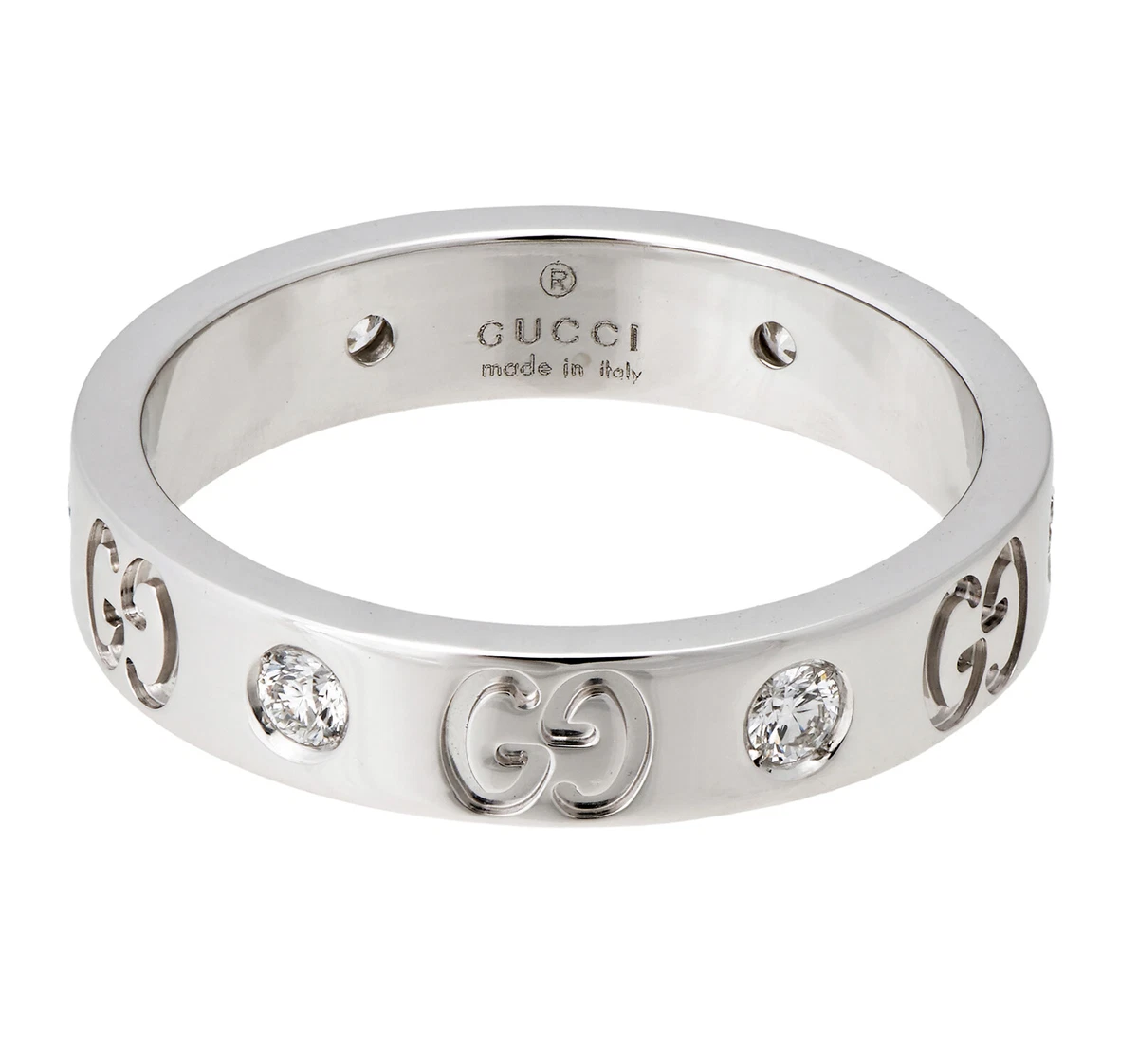 Gucci thin shop band ring
