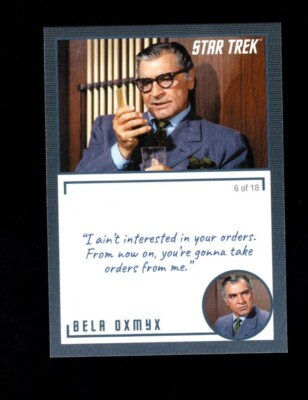 2020 STAR TREK TOS ARCHIVES & INSCRIPTIONS BELA OXMYX #64 VARIATION #6 OF 18