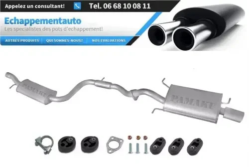 Pot échappement central Volvo V40 Turbo pour rénovation et entretien mécanique 97-04