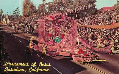 Postcard Tournament of Roses Parade Float #2, Pasadena, California