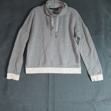 Under Armour Sweatshirt Womens Small Gray Cowl Neck Athletic Gym Sports Active