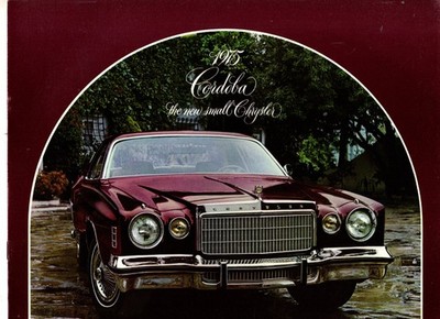 1975 Chrysler Cordoba  sales literature - still new from the dealer's shelf