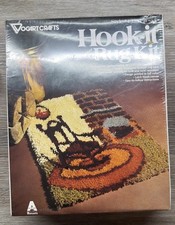 Vogart Crafts - Hook-It Rug Kit - Fireside 4326 Vintage Latch Hook 20 x27