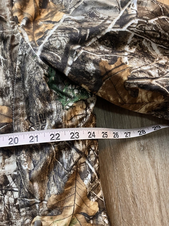 Chaqueta Realtree Para Hombres 2XL Camuflaje Borde Con Capucha Camuflaje Exterior Caza Abrigo Puffer Foto 2 de 4