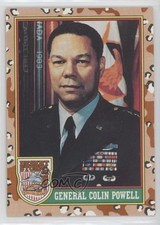 1991 Topps Desert Storm General (Brown Desert Storm) Colin Powell #2 v6g