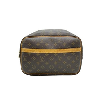Louis Vuitton Reporter PM Monogram Canvas Brown PVC Used From Japan