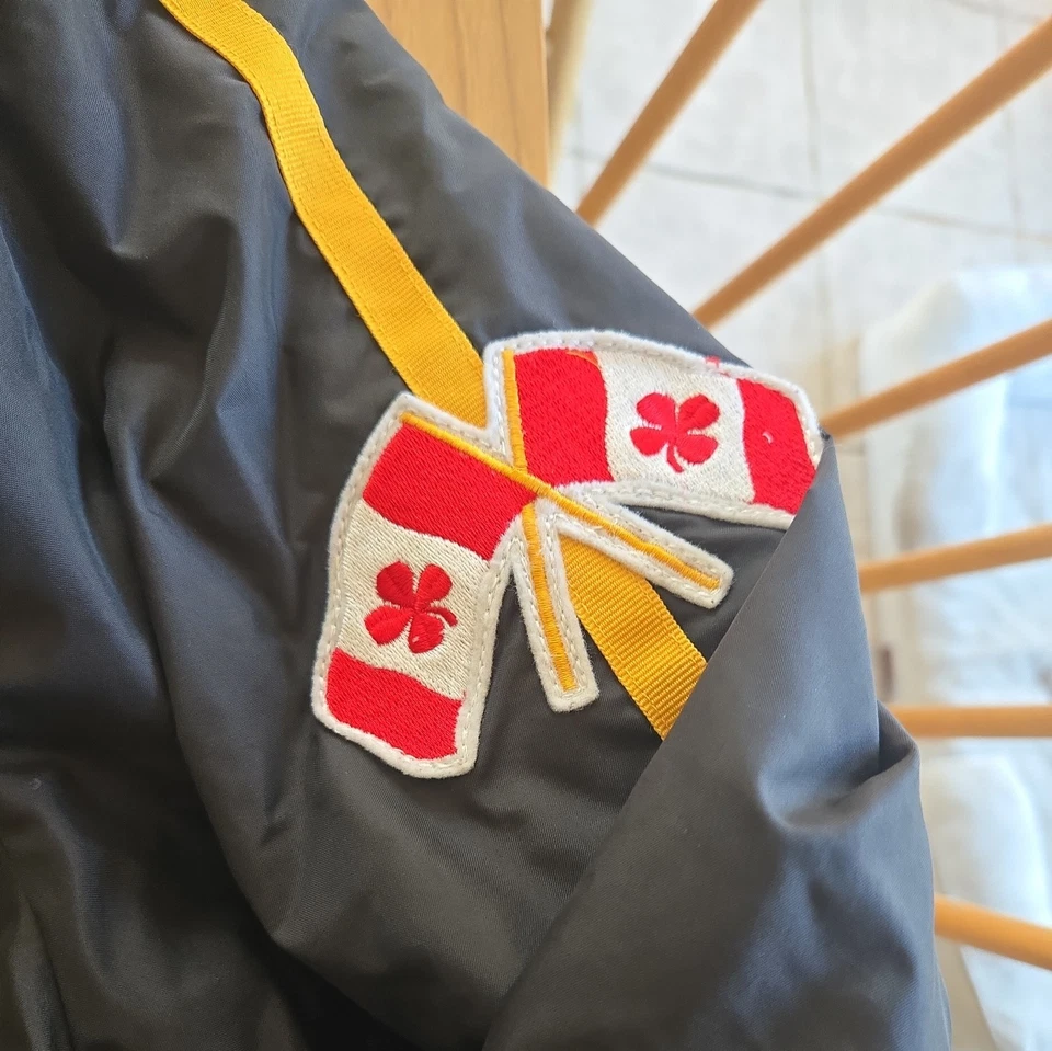 Lucky Brand Kingside Carpet Cleaning Jacket Men's XL Vintage Patchwork Style - Image 4 of 4