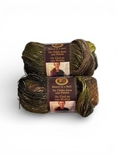 Lion Brand Shawl in a Ball Yarn: Lot of 2 in Graceful Green : See description