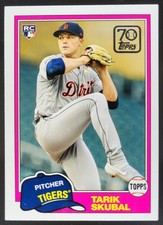 2021 Topps Tarik Skubal 70 Years of Baseball Series 2 RC Tigers BB