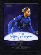 2023 Onyx Premium Blue 137/155 Alyssa Thompson #OPAT Auto 0j81