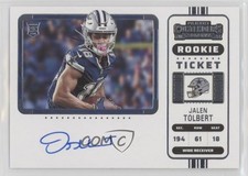 2022 Panini Contenders Rookie Ticket RPS Variation Jalen Tolbert #122 Auto 1o1x