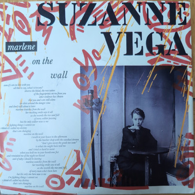 Suzanne Vega Marlene On The Wall 7'' A&M AM309 1986 picture sleeve, Marlene