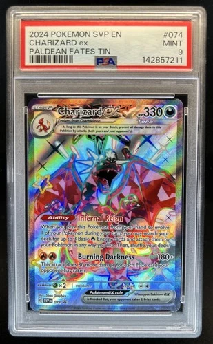 2023-25 Pokemon SV Black Star Promos Charizard ex #074 PSA 9