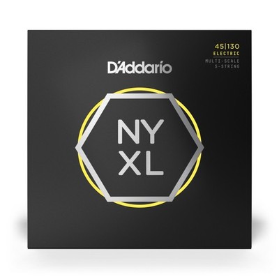 D'Addario NYXL45130MS Multiscale 45-130 - Saitensatz für 5-Saiter E-Bass