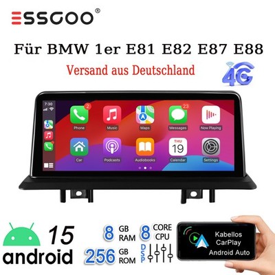 Für BMW E81 E87 E88 2006-2012 Android 15 8+256GB Autoradio Apple CarPlay GPS 4G