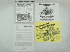 1970s Krauser Motorcycle Luggage Catalog Brochures Honda Gold Wing BMW L11669