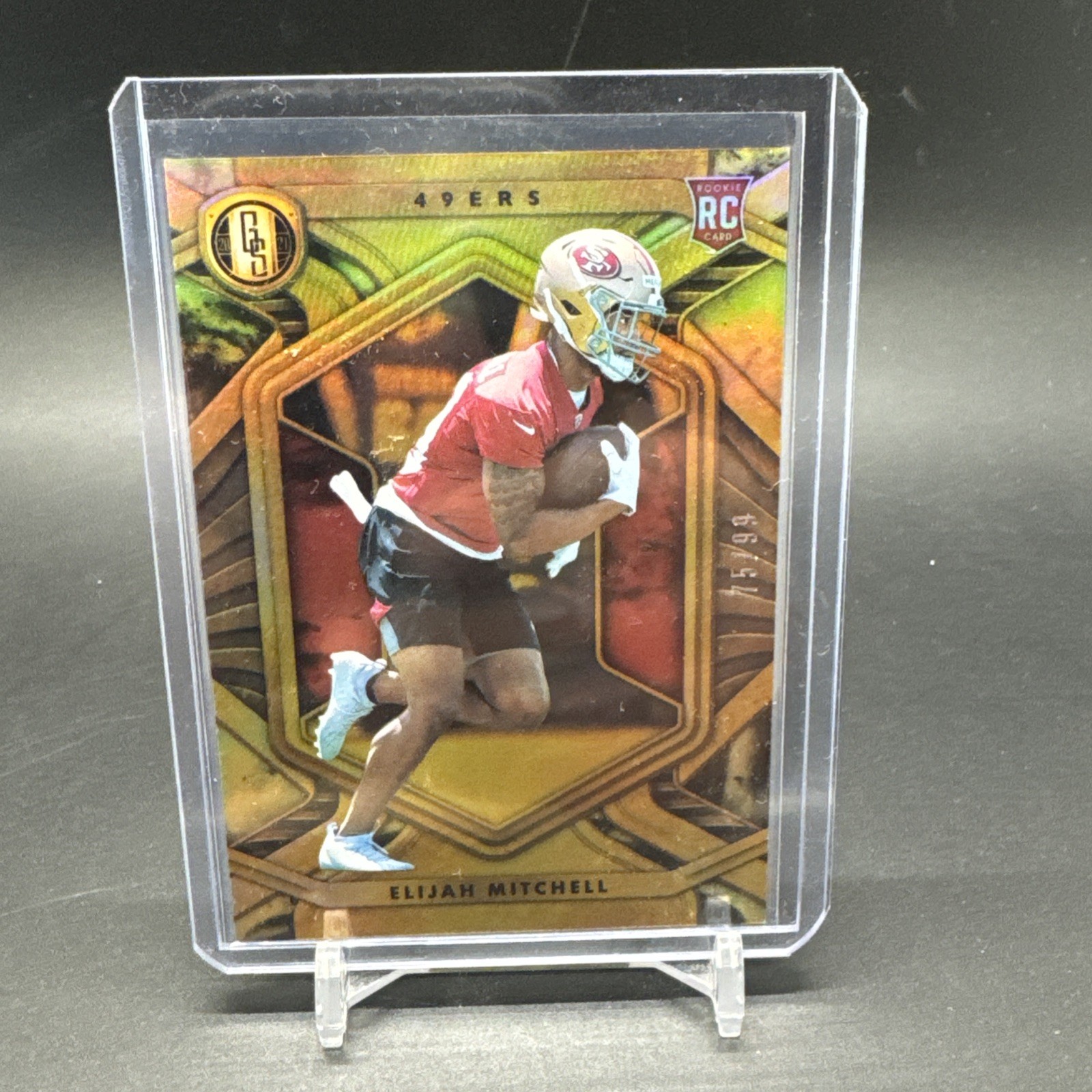 2021 Panini Gold Standard #176 Elijah Mitchell #/99