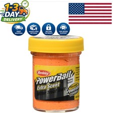 1.75 Oz Fluorescent Orange PowerBait Dough Bait with Extreme Scent Dispersion