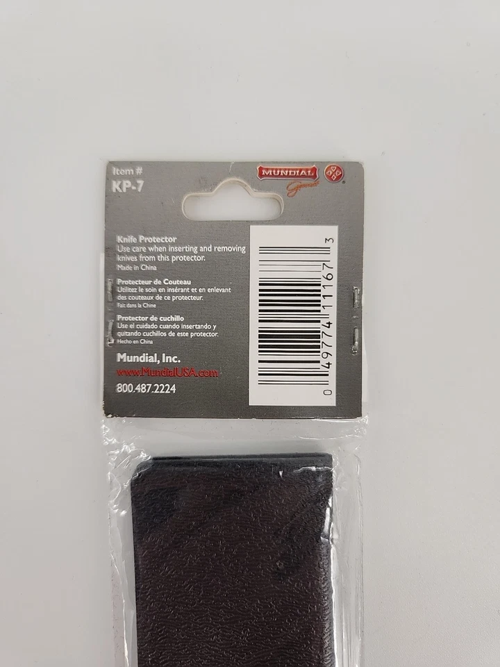 Mundial KP-7 Knife Protector 12.5" x 1.5 " Black - Image 4 of 4