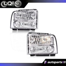 For 1999-2004 Ford Super Duty F-350 Truck Excursion Conversion Headlights Lamp