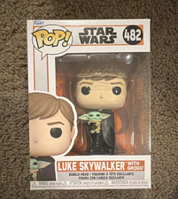 Funko Pop! Star Wars Luke Skywalker Grogu #482 Bobblehead Vinyl Figure