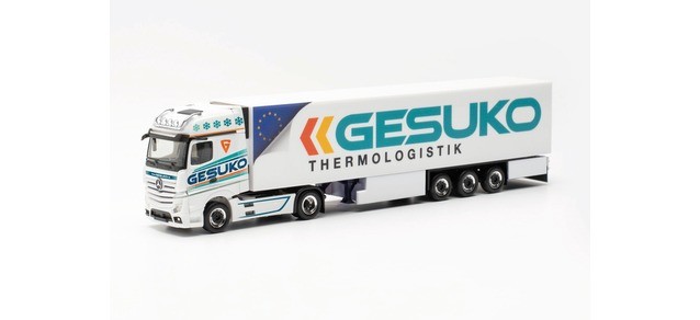 Herpa 315951 1/87 Mercedes-Benz Actros gigaspace`18Refrigerated semitrailer