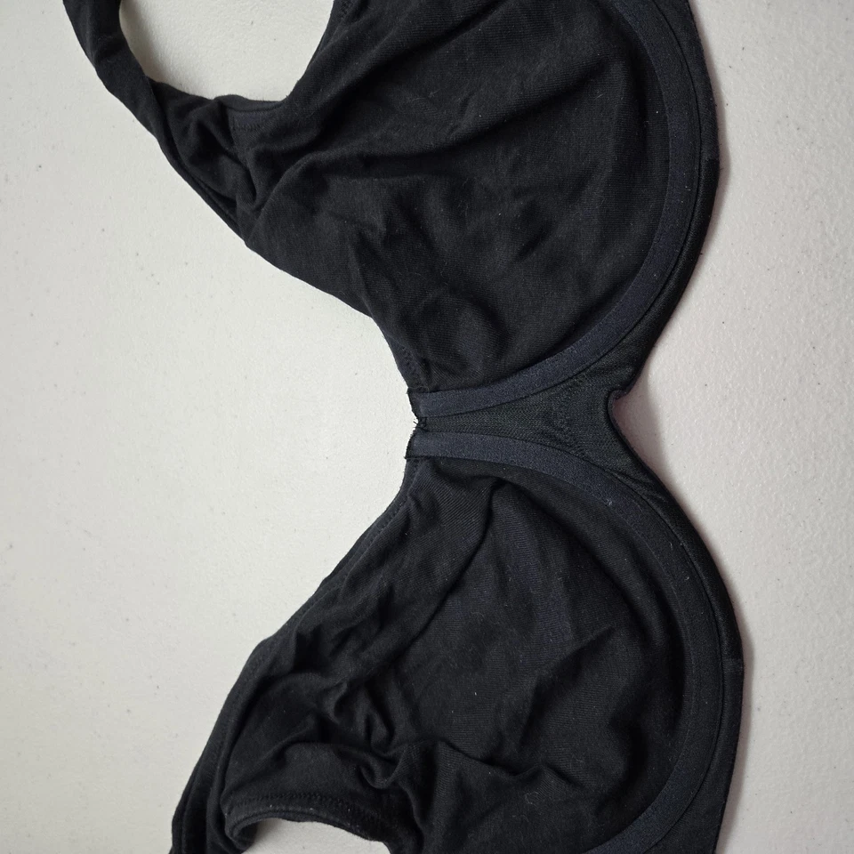 Breezies Women Bra 38DDD Black Underwired Adjustable Straps Wide Unlined - Image 4 of 4