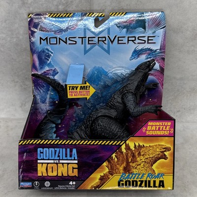 Godzilla vs Kong Monster Sounds Battle Roar HEAT RAY GODZILLA 7'' Figure NEW