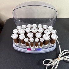 Vintage Clairol Kindness VH-24-1 Hair Hot Rollers Curlers Velvet