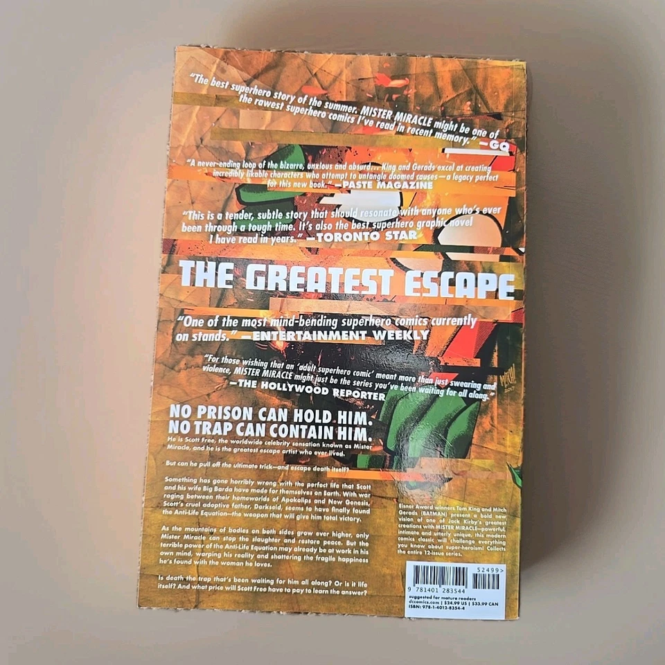 Mister Miracle by Tom King Mitch Gerads DC Comics TPB Eisner Winner New Gods - Image 3 of 3