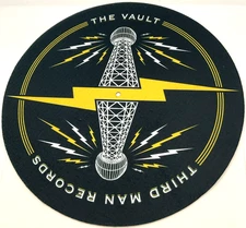 The Vault Third Man Records Slipmat Slip Mat Turntable Platter Cover LP Felt Pad