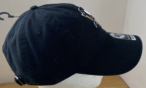 Cappello berretto regolabile Pittsburgh Penguins 47 marca Clean Up nero NHL NUOVO - Foto 4 di 7