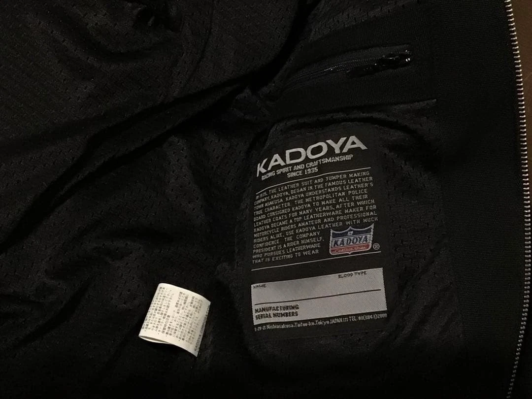 KADOYA BLACK HORSE Custom Order Riders Jacket S Size - product detail image 9
