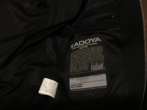 KADOYA BLACK HORSE Custom Order Riders Jacket S Size image 9